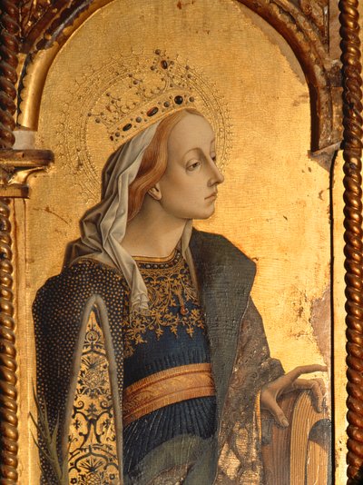 St. Catherine (detail) by Carlo Crivelli